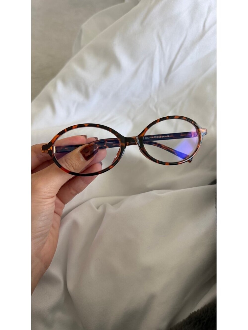 Firmoo Tortoiseshell Round Eyeglasses Frames with Blue light Blocking